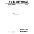 SONY WMFX494 Service Manual SONY WMFX494 Service Manual