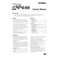 YAMAHA EMX640 Owners Manual YAMAHA EMX640 Owners Manual