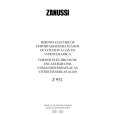 ZANUSSI Z931VGX/1 Owners Manual ZANUSSI Z931VGX/1 Owners Manual