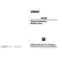ZANUSSI ZOS99 Owners Manual ZANUSSI ZOS99 Owners Manual
