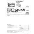 PIONEER CDX-FM1259X1N Service Manual PIONEER CDX-FM1259X1N Service Manual