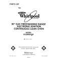 WHIRLPOOL SF3300ERW4 Parts Catalog WHIRLPOOL SF3300ERW4 Parts Catalog