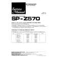 PIONEER SPZ560 Service Manual PIONEER SPZ560 Service Manual