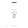 ZANUSSI TL575 Owners Manual ZANUSSI TL575 Owners Manual