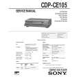 SONY CDPCE105 Service Manual SONY CDPCE105 Service Manual