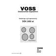 VOSS-ELECTROLUX DEK2450-AL VOSS/HIC- Owners Manual VOSS-ELECTROLUX DEK2450-AL VOSS/HIC- Owners Manual