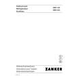 ZANKER ZKK165 (PRIVILEG) Owners Manual ZANKER ZKK165 (PRIVILEG) Owners Manual