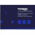 THORENS TD126MKIII Owners Manual THORENS TD126MKIII Owners Manual