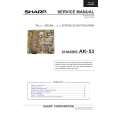SHARP AK-53 CHASSIS Service Manual SHARP AK-53 CHASSIS Service Manual