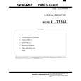 SHARP LL-T155A Parts Catalog SHARP LL-T155A Parts Catalog
