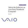 SONY PCG-SR11K VAIO Software Manual SONY PCG-SR11K VAIO Software Manual
