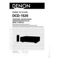 DENON DCD1520 Owners Manual DENON DCD1520 Owners Manual