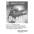 BLAUPUNKT CHARLOTTE CR148 Owners Manual BLAUPUNKT CHARLOTTE CR148 Owners Manual