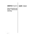 ELEKTRA BREGENZ KDR1551 Owners Manual ELEKTRA BREGENZ KDR1551 Owners Manual