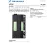 SENNHEISER BA 2015 Owners Manual SENNHEISER BA 2015 Owners Manual