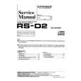 PIONEER RS-D2 Service Manual PIONEER RS-D2 Service Manual