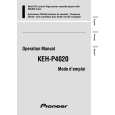 PIONEER KEHP4020 Owners Manual PIONEER KEHP4020 Owners Manual