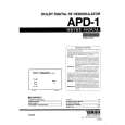 YAMAHA APD-1 Service Manual YAMAHA APD-1 Service Manual