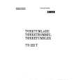 ZANUSSI TD222T Owners Manual ZANUSSI TD222T Owners Manual