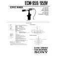 SONY ECM-959 Owners Manual SONY ECM-959 Owners Manual