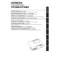 HITACHI CPX880 Owners Manual HITACHI CPX880 Owners Manual