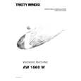 TRICITY BENDIX AW1560W Owners Manual TRICITY BENDIX AW1560W Owners Manual