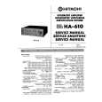 HITACHI HA-610 Service Manual HITACHI HA-610 Service Manual
