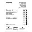 PIONEER F227 Owners Manual PIONEER F227 Owners Manual
