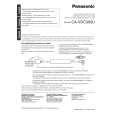 PANASONIC CAVDC300U Owners Manual PANASONIC CAVDC300U Owners Manual