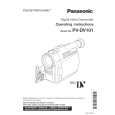 PANASONIC PVDV101 Owners Manual PANASONIC PVDV101 Owners Manual