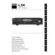NAD L54 Owners Manual NAD L54 Owners Manual