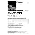 PIONEER FX500/L Service Manual PIONEER FX500/L Service Manual