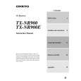 ONKYO TXNR900E Owners Manual ONKYO TXNR900E Owners Manual