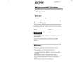 SONY BM535 Owners Manual SONY BM535 Owners Manual
