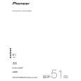 PIONEER BDP-51FD/WSXJ5 Owners Manual PIONEER BDP-51FD/WSXJ5 Owners Manual