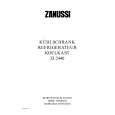 ZANUSSI ZI2440 Owners Manual ZANUSSI ZI2440 Owners Manual