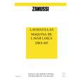 ZANUSSI DWS495 Owners Manual ZANUSSI DWS495 Owners Manual