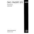 AEG FAV875WI Owners Manual AEG FAV875WI Owners Manual