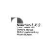 NAKAMICHI LX-3 Owners Manual NAKAMICHI LX-3 Owners Manual