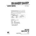 SONY XRU440FP Service Manual SONY XRU440FP Service Manual