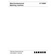 ZANKER CTVD85 Owners Manual ZANKER CTVD85 Owners Manual