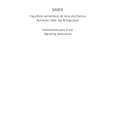 AEG S70170TK Owners Manual AEG S70170TK Owners Manual