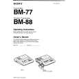 SONY BM-77 Owners Manual SONY BM-77 Owners Manual