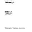 SIEMENS FS333V6 Owners Manual SIEMENS FS333V6 Owners Manual