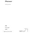 PIONEER BDP-LX71/WV5 Owners Manual PIONEER BDP-LX71/WV5 Owners Manual