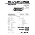 SONY CDXCA750 Service Manual SONY CDXCA750 Service Manual