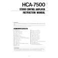 HITACHI HCA-7500 Owners Manual HITACHI HCA-7500 Owners Manual