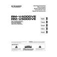 PIONEER RM-V5000VE Owners Manual PIONEER RM-V5000VE Owners Manual