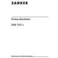 ZANKER ZKB7537L Owners Manual ZANKER ZKB7537L Owners Manual