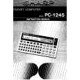 SHARP PC1245 Owners Manual SHARP PC1245 Owners Manual